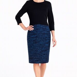 The Carlisle Collection’s Mixed Media Dress / MSRP $295 / Size 8 / NWT